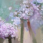 Díszhagyma vászon fotó háttér 150x150 cm