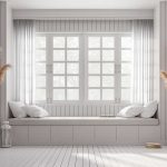 Fehér szoba poly fotóháttér 240x160 cm 