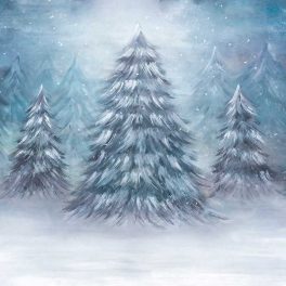 Magic Winter fabric fotós háttér 220x147 cm 