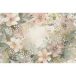 Festett mezei virágok fabric fotós háttér 220x147 cm