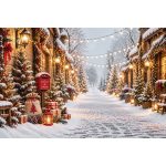 Mikulás postája fényzáró textil fotóháttér 240x160cm